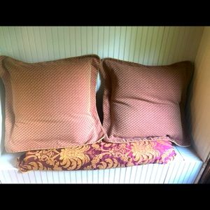 Croscill Large Jacquard Euro Pillow Sham Set